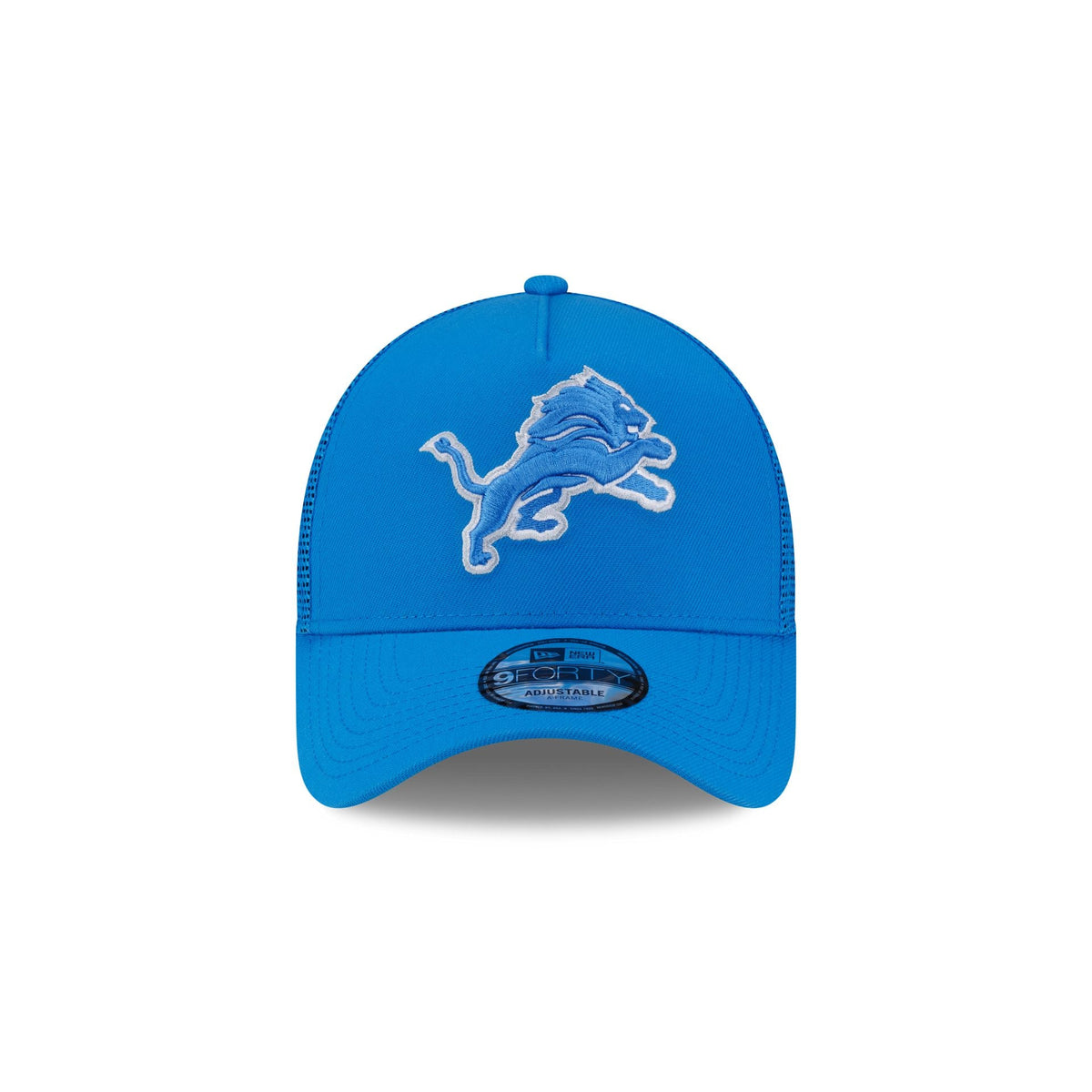 Detroit Lions Side Script 9FORTY A-Frame Trucker Hat
