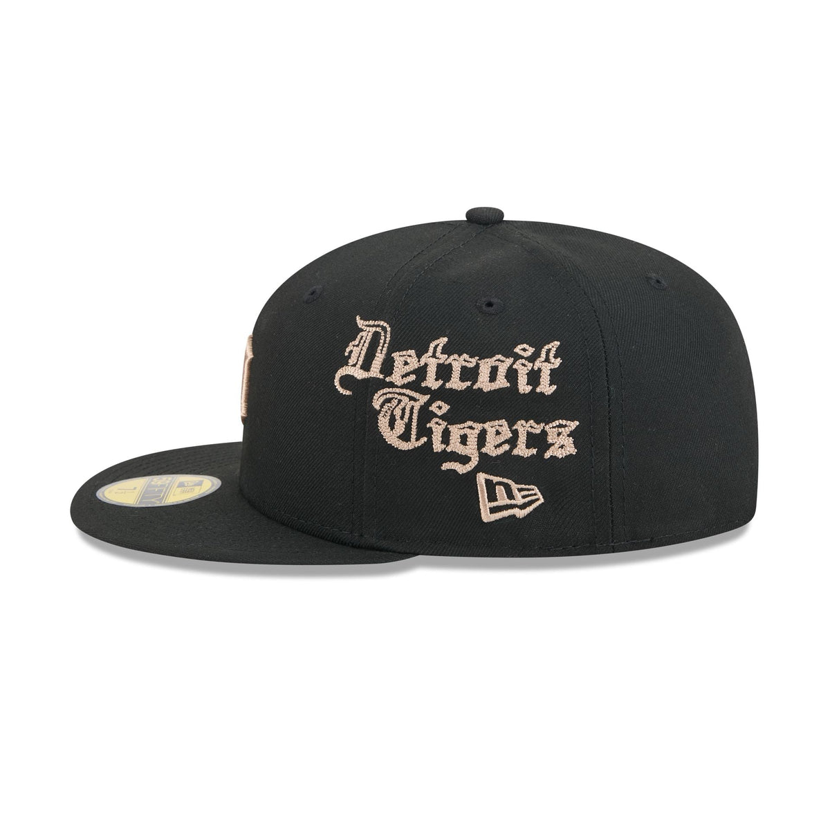 Detroit Tigers Gothic Lettering 59FIFTY Fitted Hat