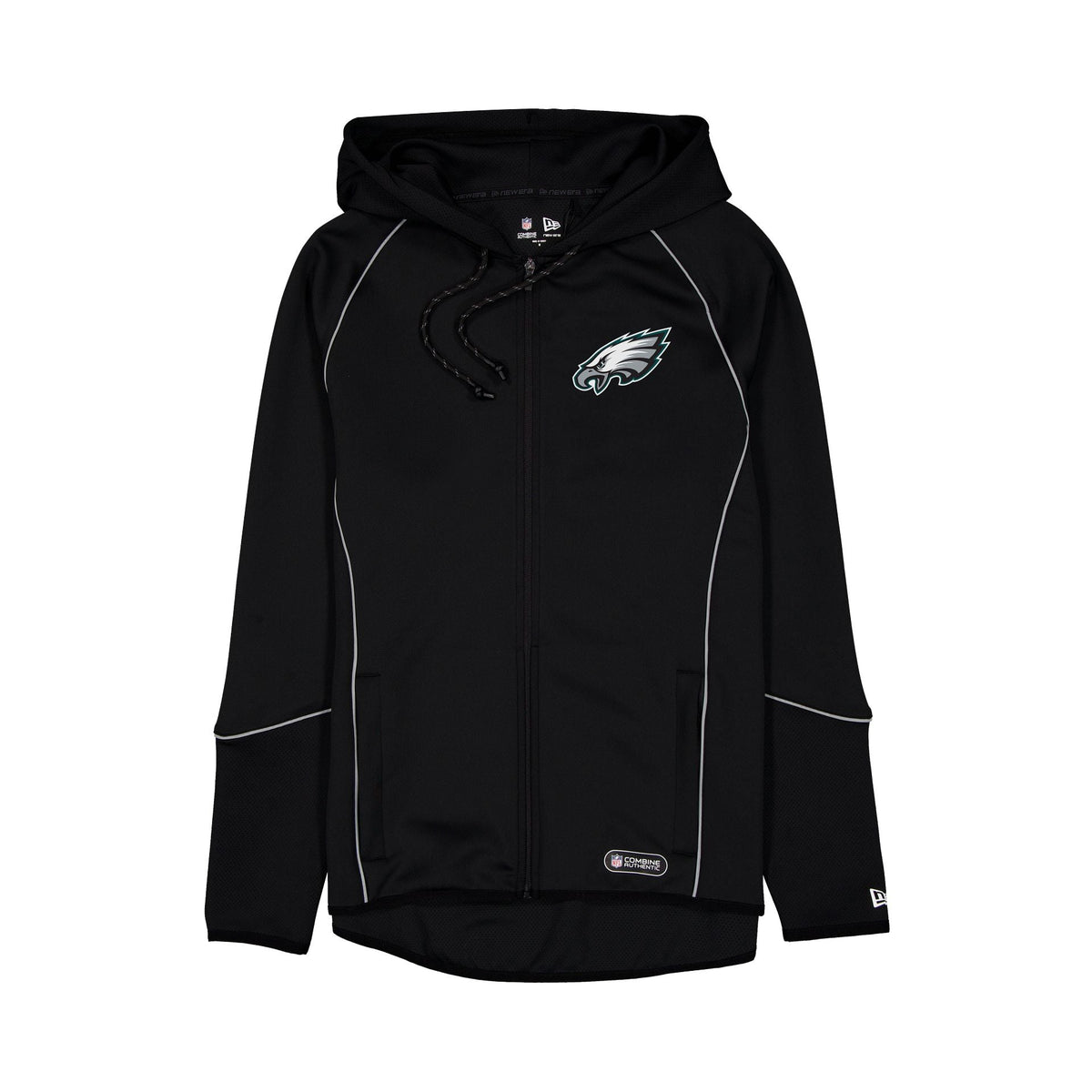 Philadelphia Eagles Accented Full-Zip Combine Hoodie