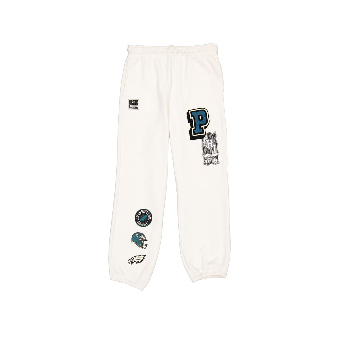 Philadelphia Eagles Women's Chrome White Varsity Sweatpants