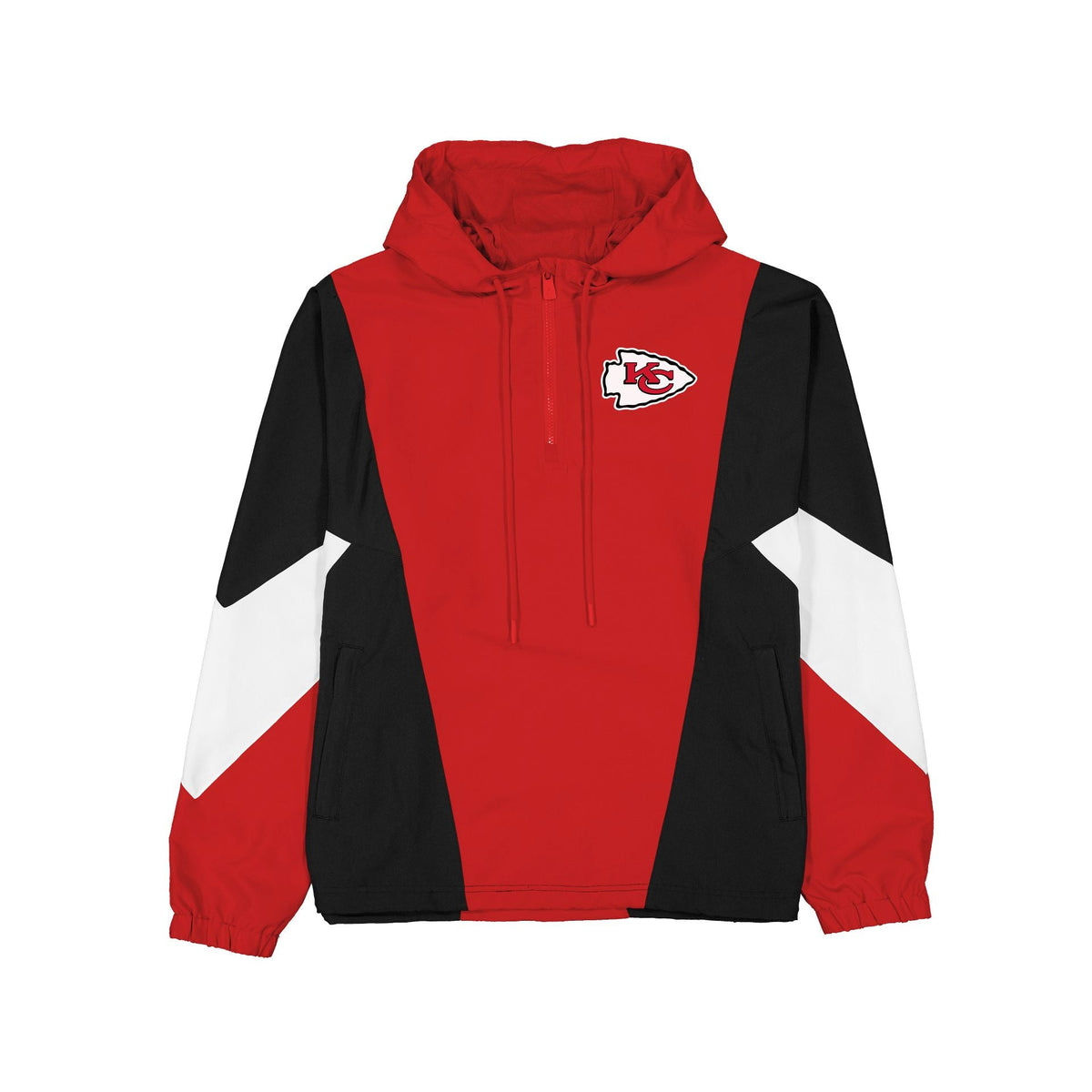 Kansas City Chiefs Multicolor Quarter Zip Windbreaker