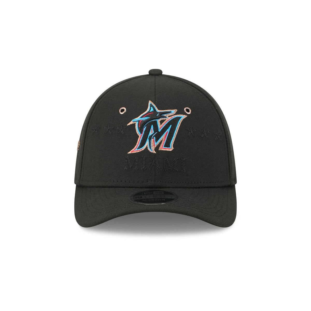 Miami Marlins 2026 All-Star Game 39THIRTY M-Crown Stretch Fit Hat