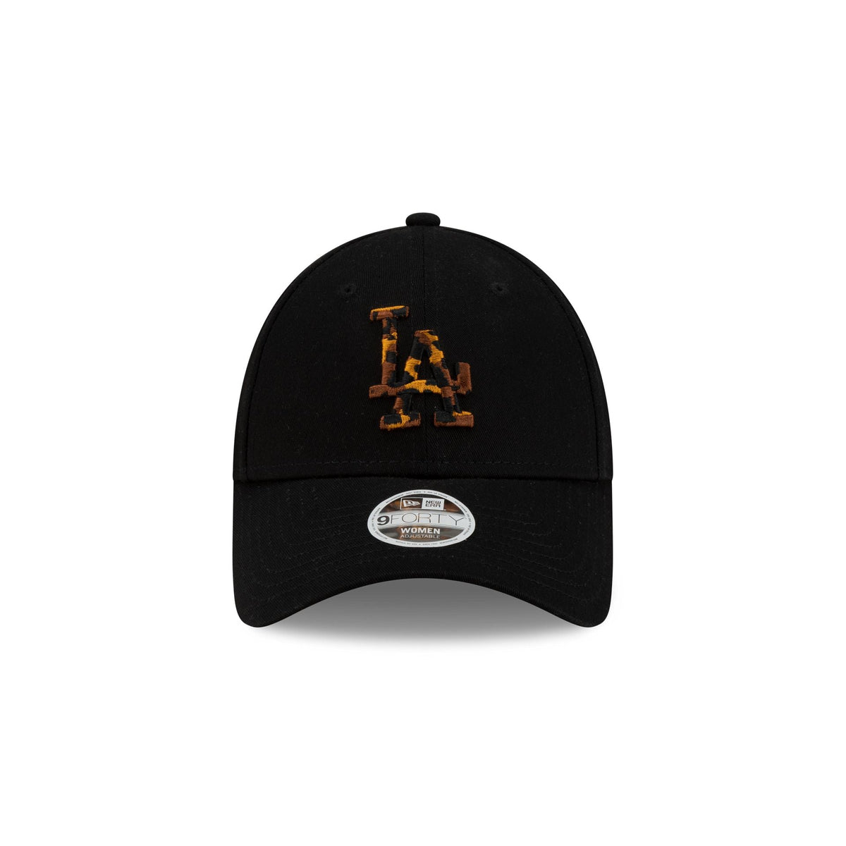 Los Angeles Dodgers Animal Print Women's Black 9FORTY Adjustable Hat