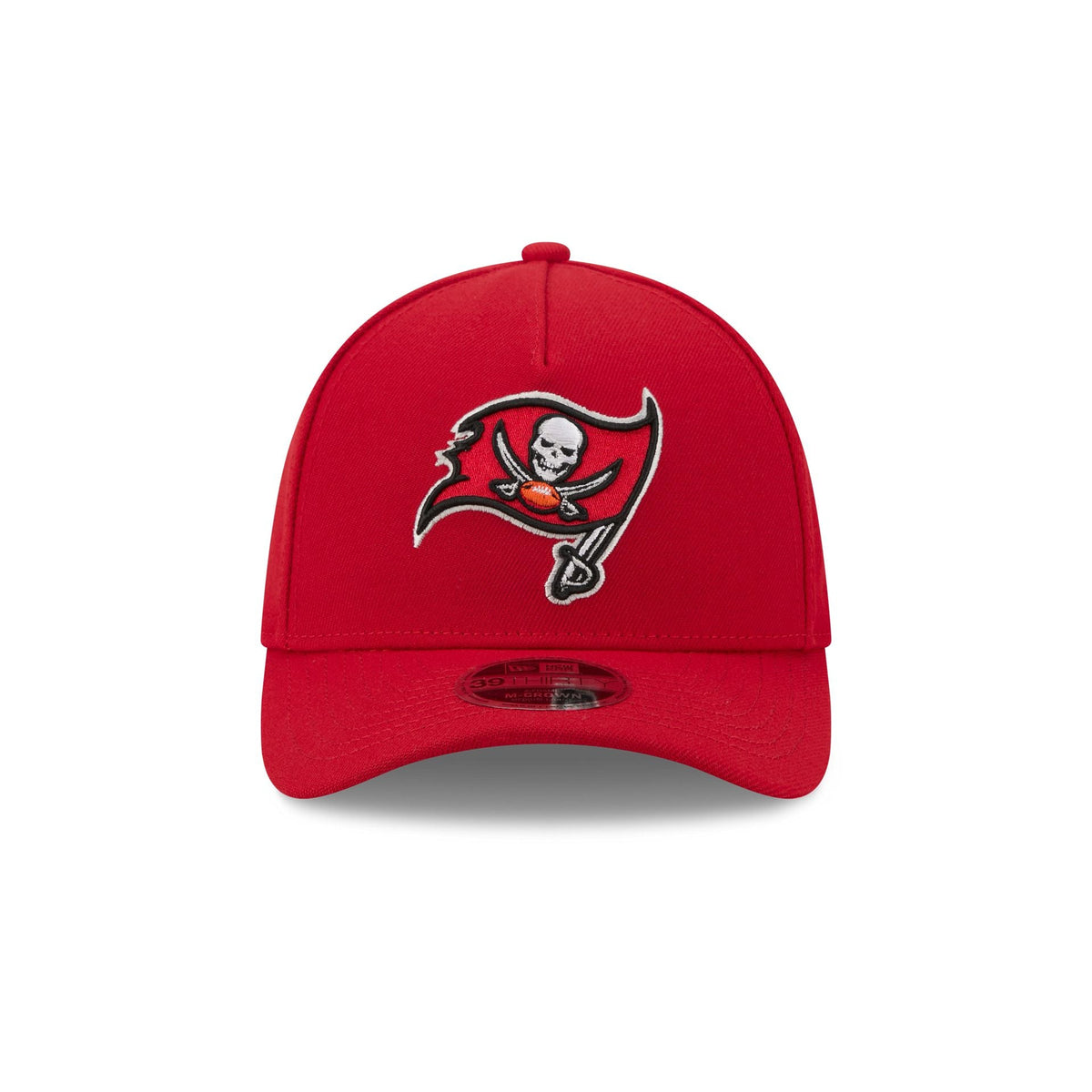 Tampa Bay Buccaneers Poly 39THIRTY M-Crown A-Frame Stretch Fit Hat