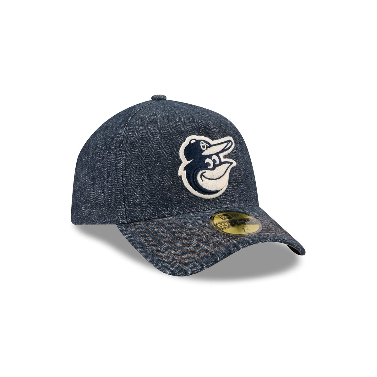 Baltimore Orioles Denim 59FORTY A-Frame Fitted Hat