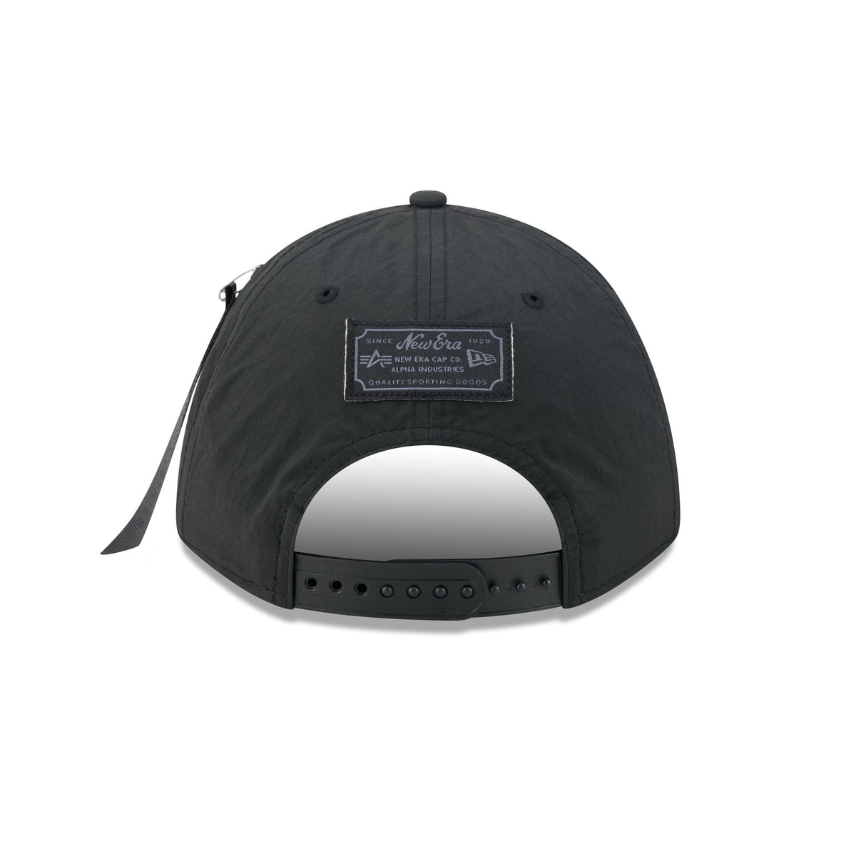 Alpha Industries x Buffalo Bills Nylon Black 9FORTY M-Crown A-Frame Snapback Hat