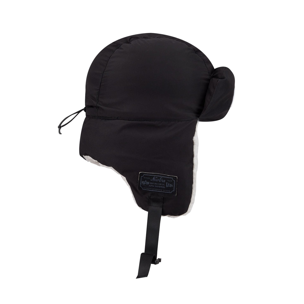 Alpha Industries x Los Angeles Dodgers Black Puffer Trapper Hat