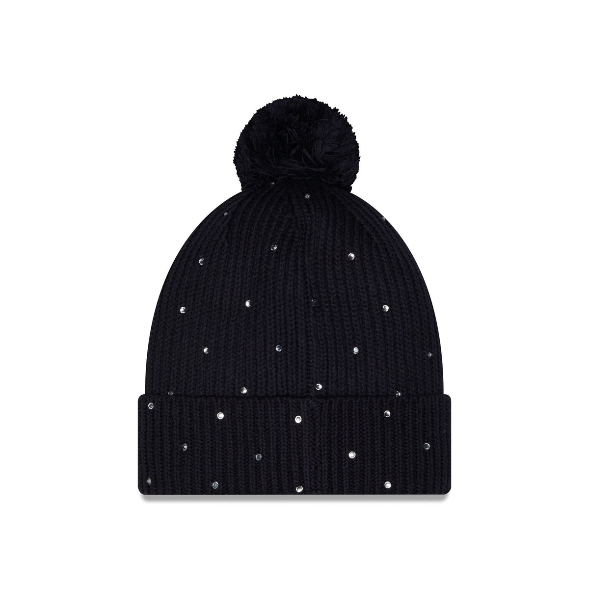 New York Yankees Women's Rhinestone Pom Knit Hat