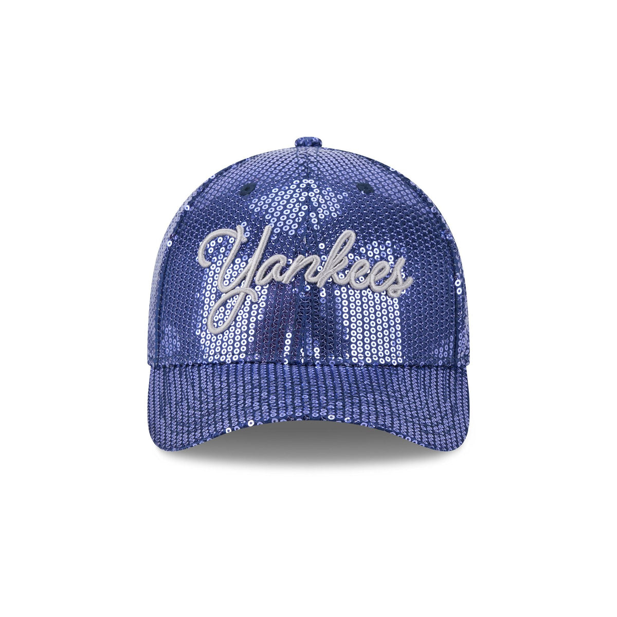 New York Yankees Sequin Script Women's 9FORTY M-Crown Snapback Hat