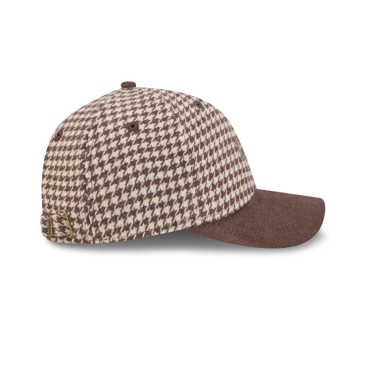Boston Red Sox Brown Houndstooth Women's 9FORTY M-Crown Adjustable Hat
