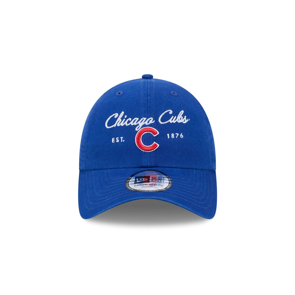 Chicago Cubs Script Wordmark Casual Classic Adjustable Hat