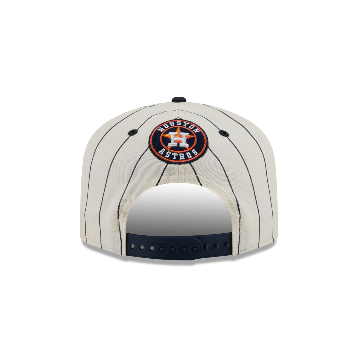 Houston Astros Chrome White Pinstripe 19TWENTY Snapback Hat
