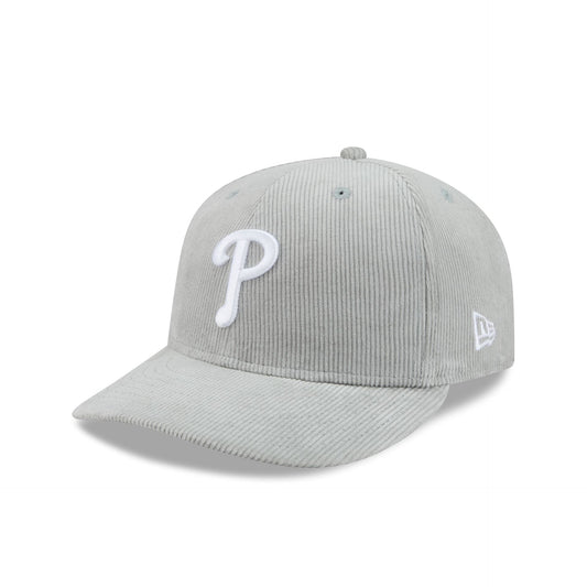 Philadelphia Phillies Light Gray Corduroy 59FIFTY Fitted Hat