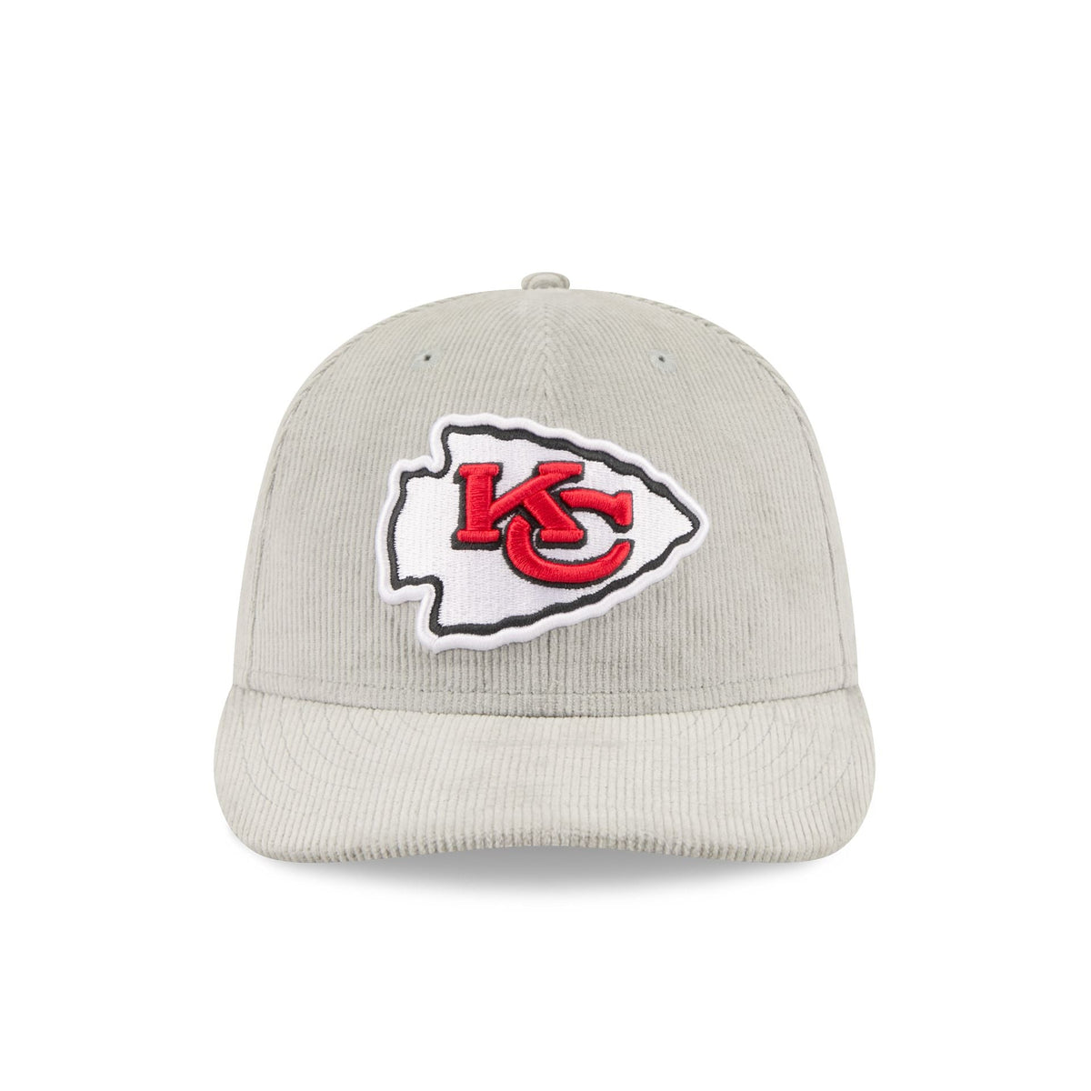 Kansas City Chiefs Light Gray Corduroy 59FIFTY Fitted Hat