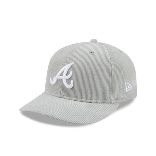 Atlanta Braves Light Gray Corduroy 59FIFTY Fitted Hat
