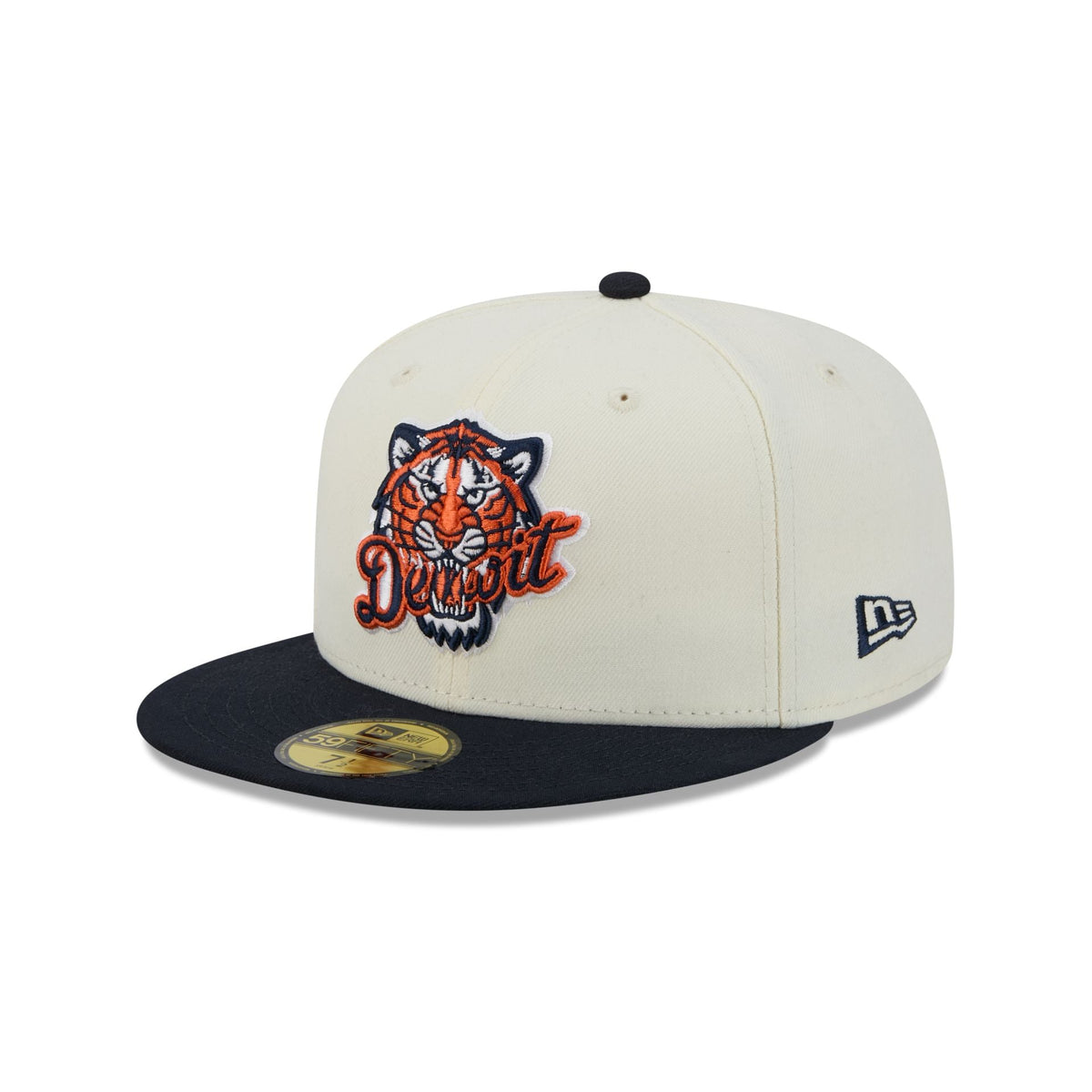 Detroit Tigers Deceptor Chrome White 59FIFTY Fitted Hat