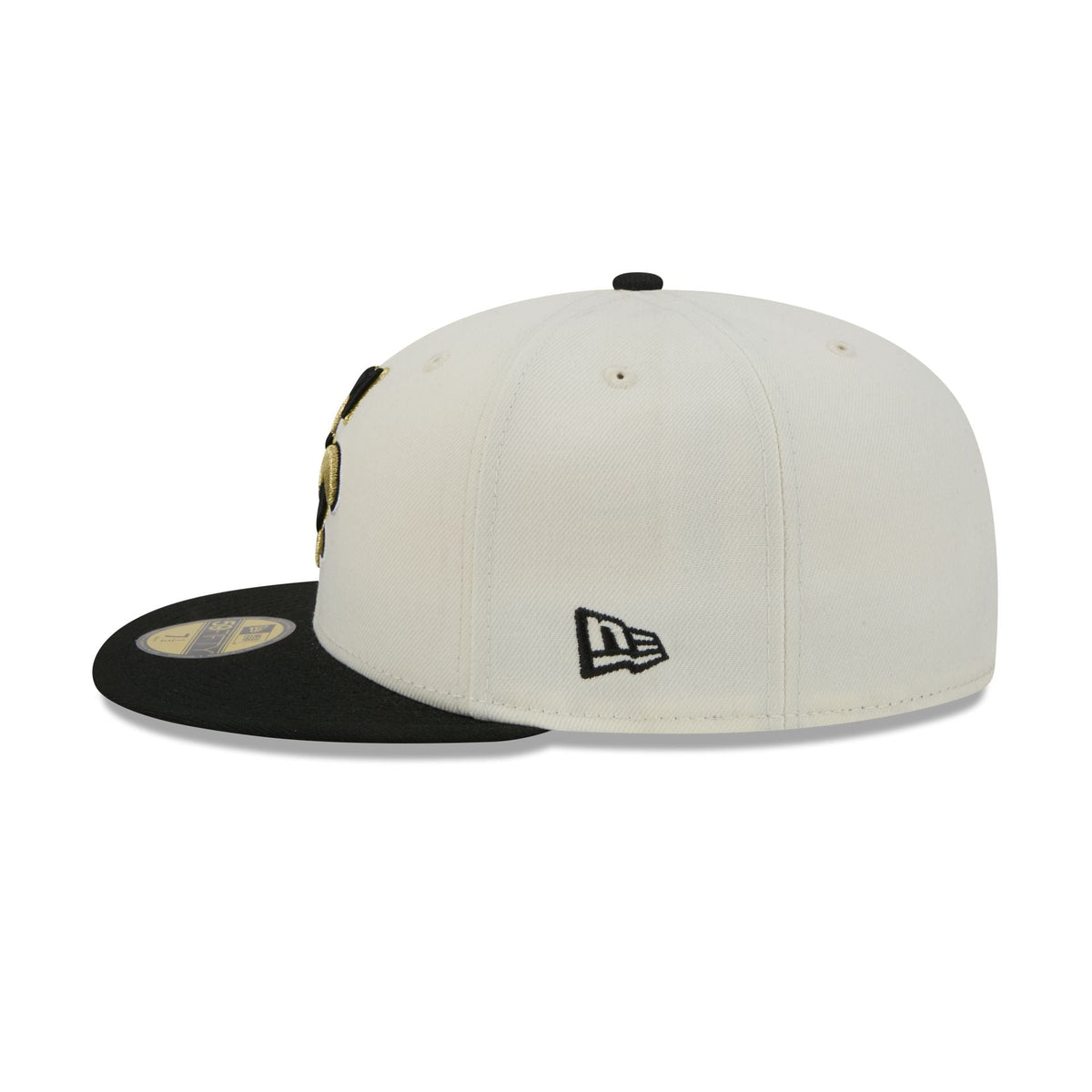 New Orleans Saints Deceptor Chrome White 59FIFTY Fitted Hat
