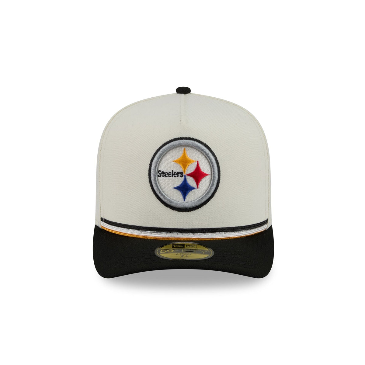 Pittsburgh Steelers Vintage Stripe 59FIFTY A-Frame Fitted Hat