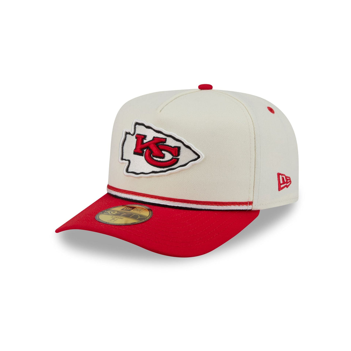 Kansas City Chiefs Vintage Stripe 59FIFTY A-Frame Fitted Hat