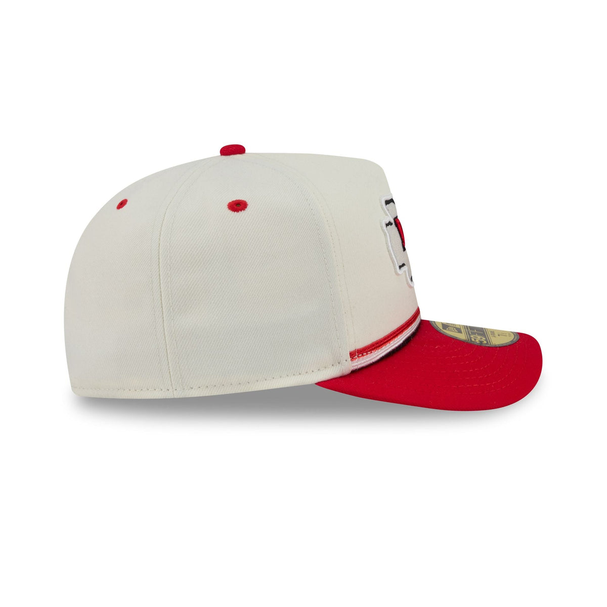 Kansas City Chiefs Vintage Stripe 59FIFTY A-Frame Fitted Hat