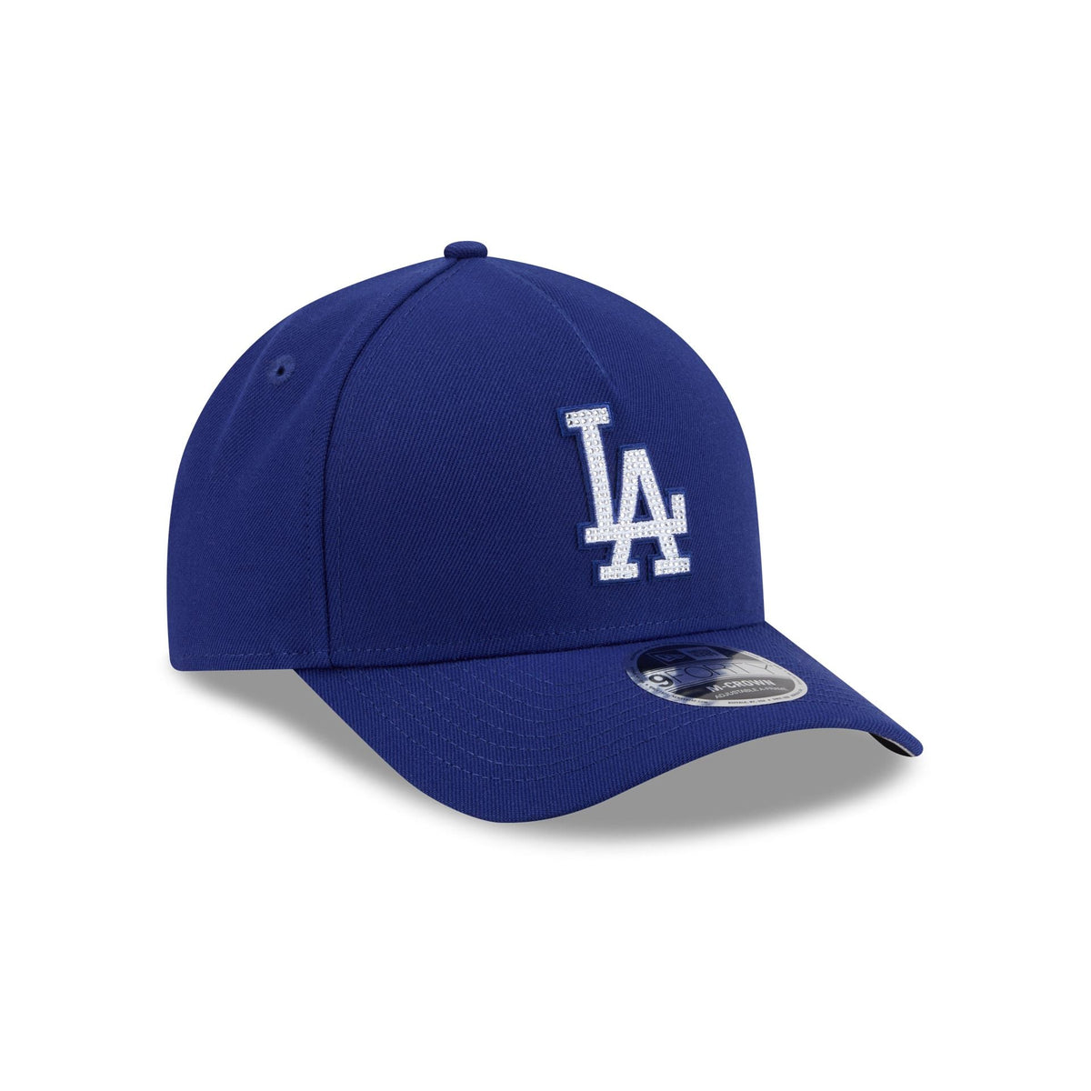 Los Angeles Dodgers Rhinestone Patch 9FORTY M-Crown A-Frame Snapback Hat