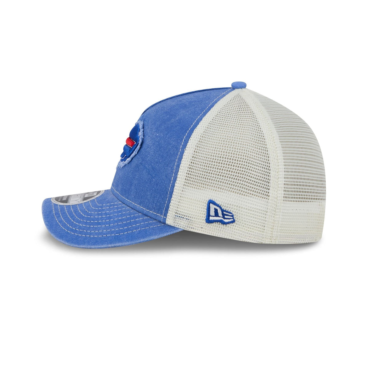 Buffalo Bills Frayed Logo 9FORTY M-Crown A-Frame Trucker Hat