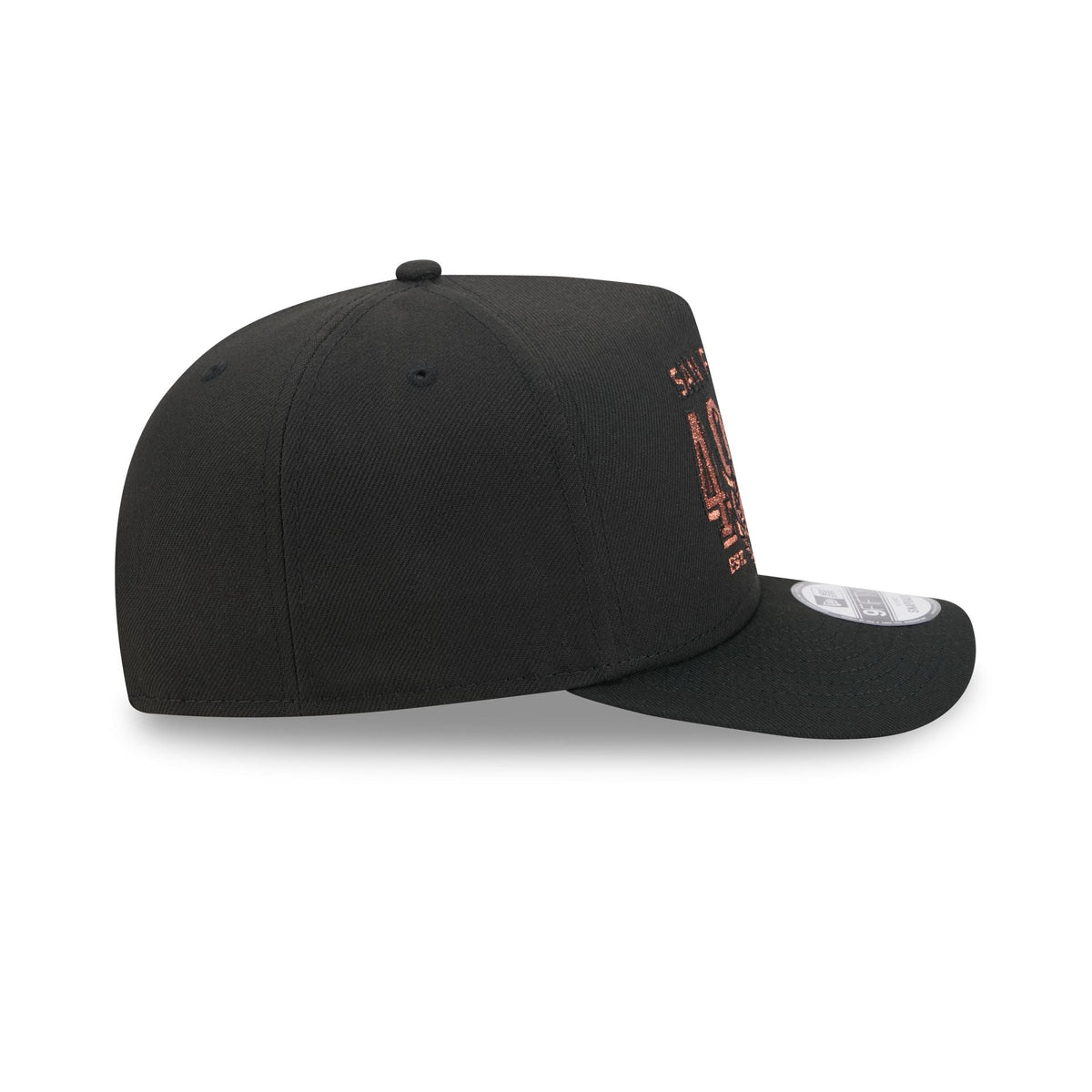 San Francisco 49ers Gold Laurel Black 9FIFTY A-Frame Snapback Hat