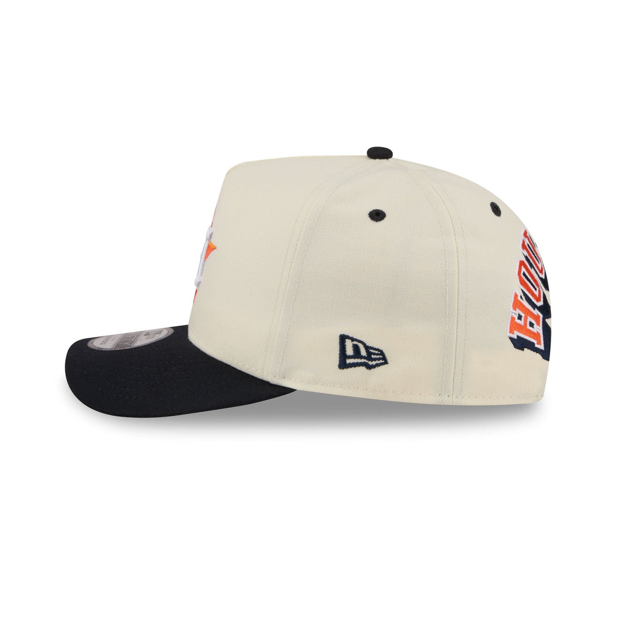 Houston Astros Statement Back Chrome White 9FIFTY A-Frame Snapback Hat