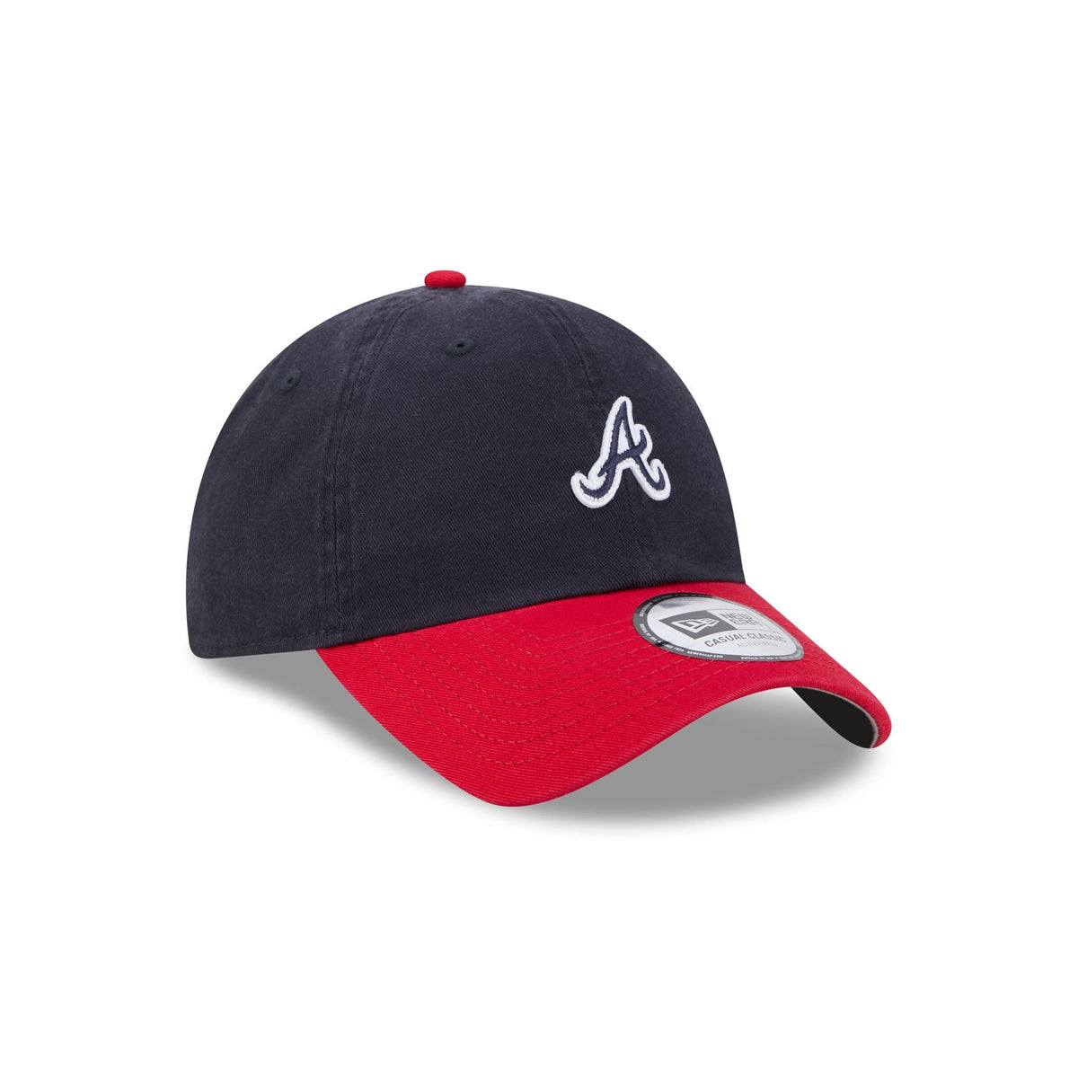 Atlanta Braves Mini Logo Two Tone Casual Classic Adjustable Hat