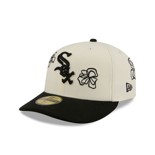 Chicago White Sox Floral Outline 59FIFTY Fitted Hat