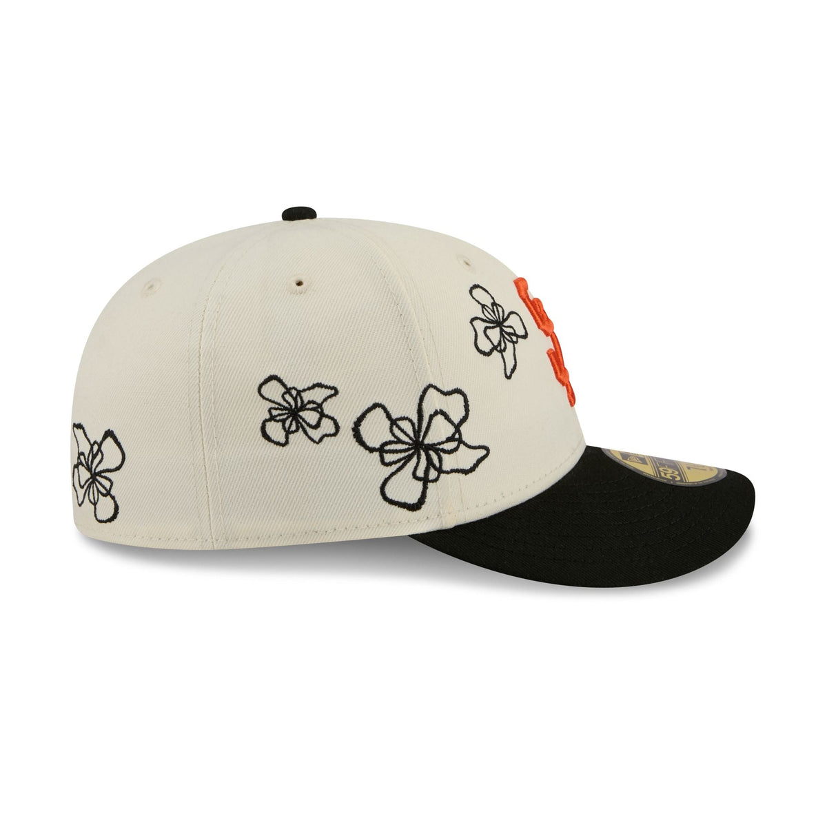 San Francisco Giants Floral Outline 59FIFTY Fitted Hat