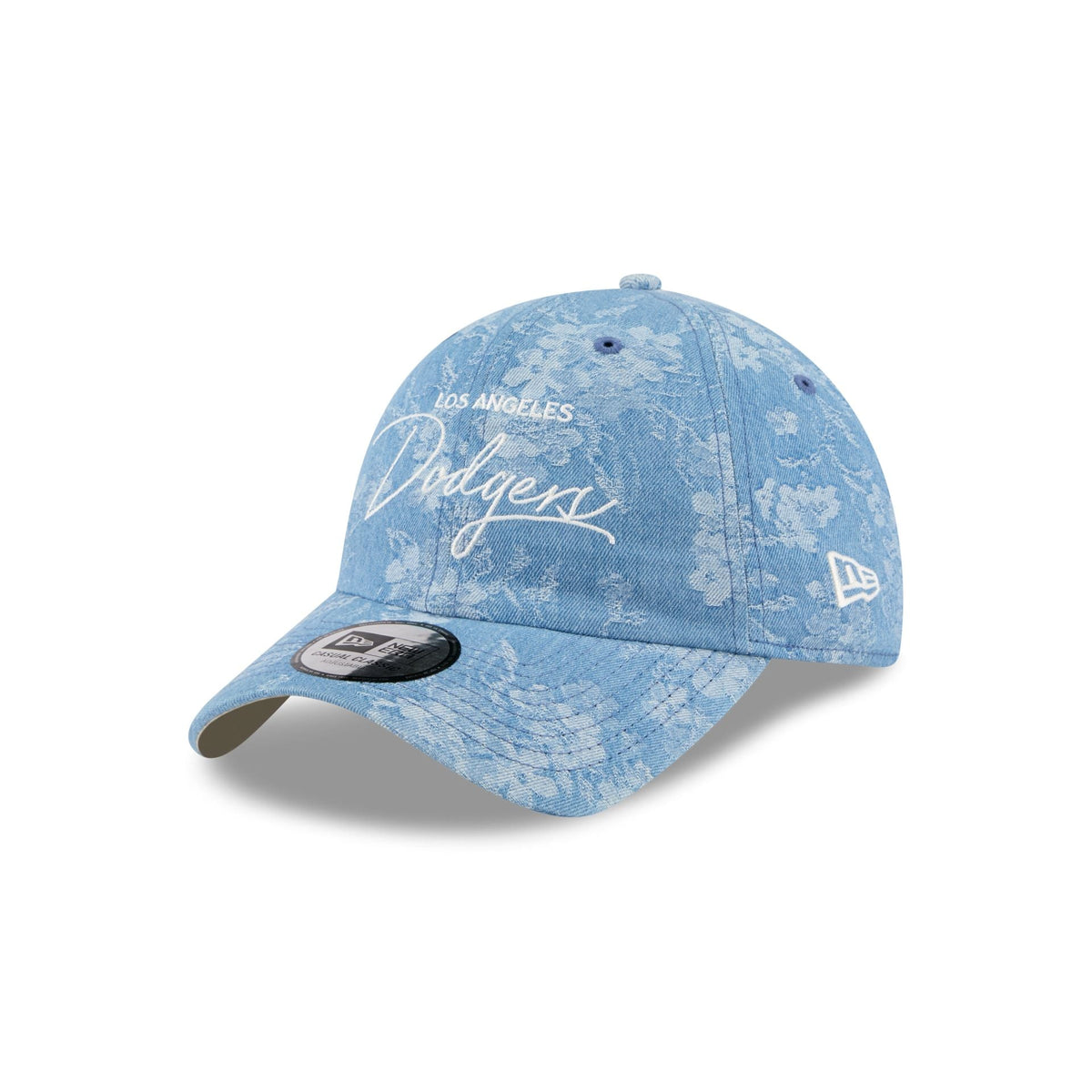Los Angeles Dodgers Blue Leaves Casual Classic Adjustable Hat