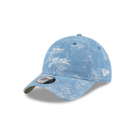 Detroit Tigers Blue Leaves Casual Classic Adjustable Hat