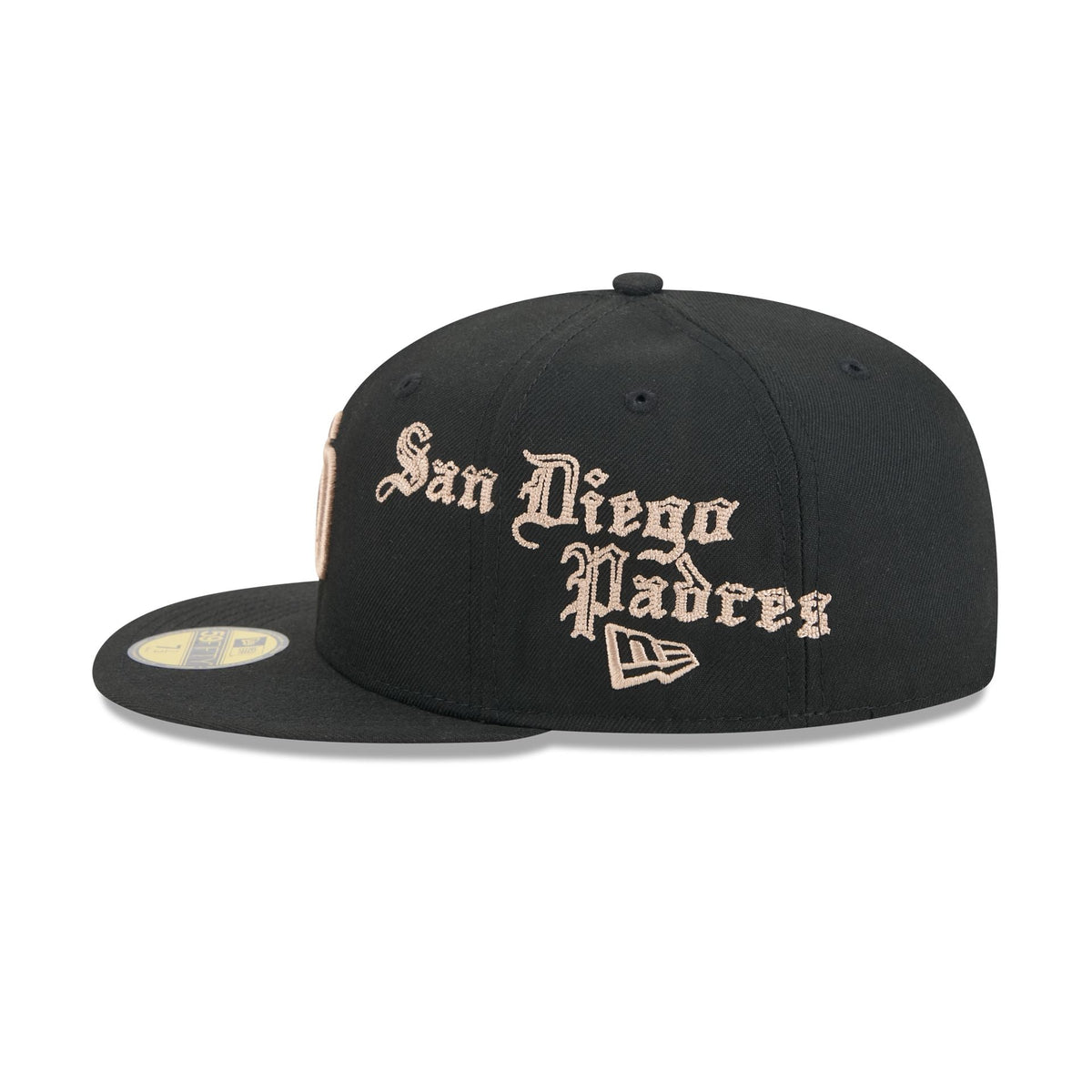 San Diego Padres Gothic Lettering 59FIFTY Fitted Hat