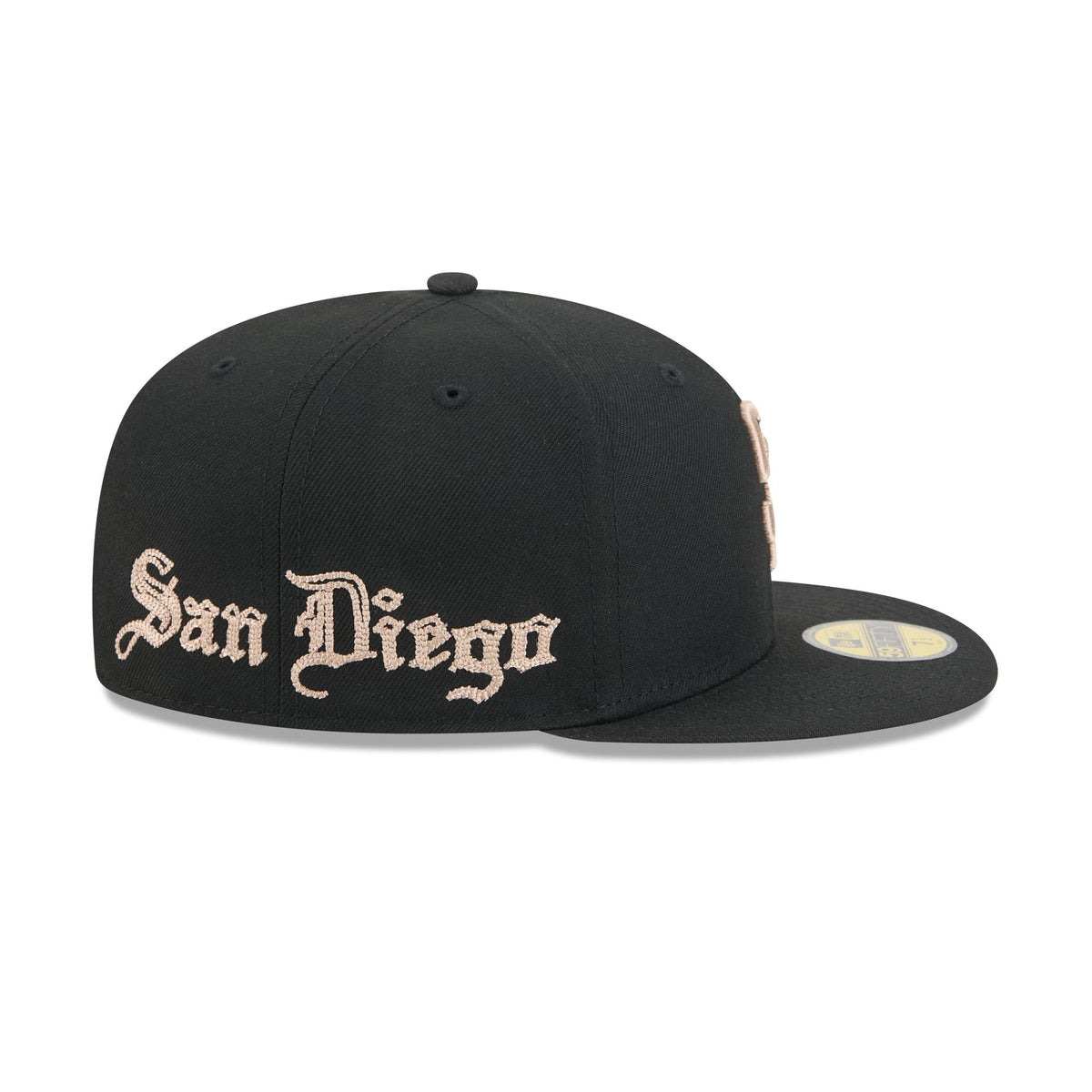 San Diego Padres Gothic Lettering 59FIFTY Fitted Hat