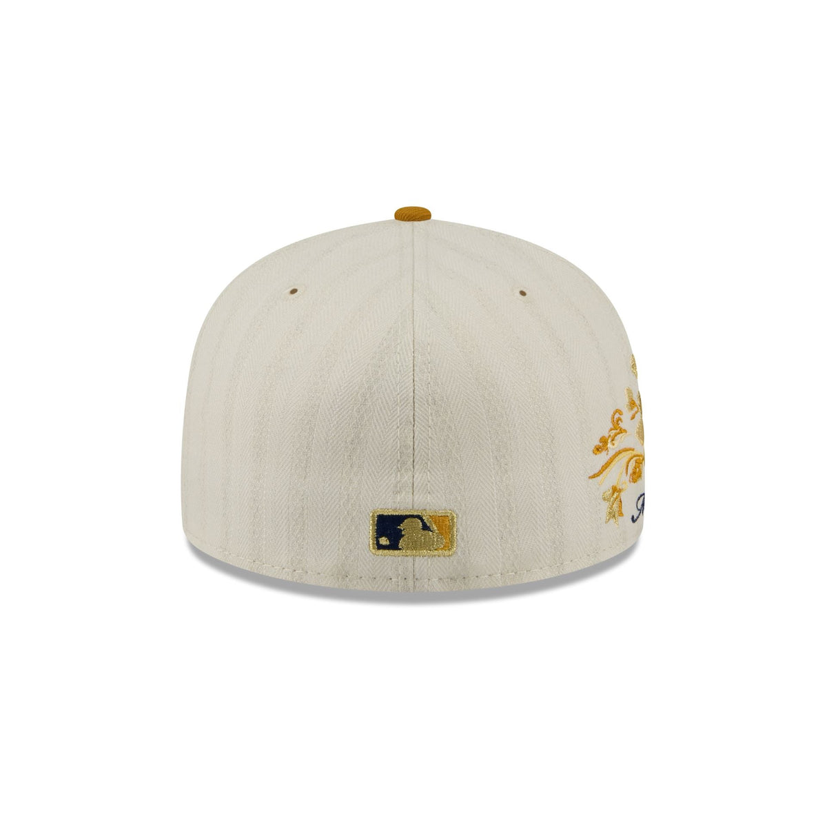 Milwaukee Brewers Chrome Herringbone 59FIFTY Fitted Hat