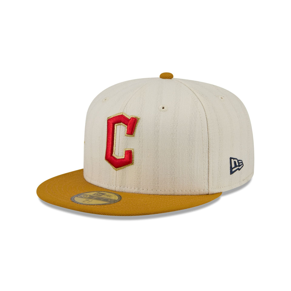 Cleveland Guardians Chrome Herringbone 59FIFTY Fitted Hat