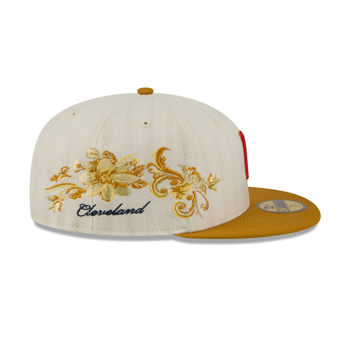 Cleveland Guardians Chrome Herringbone 59FIFTY Fitted Hat