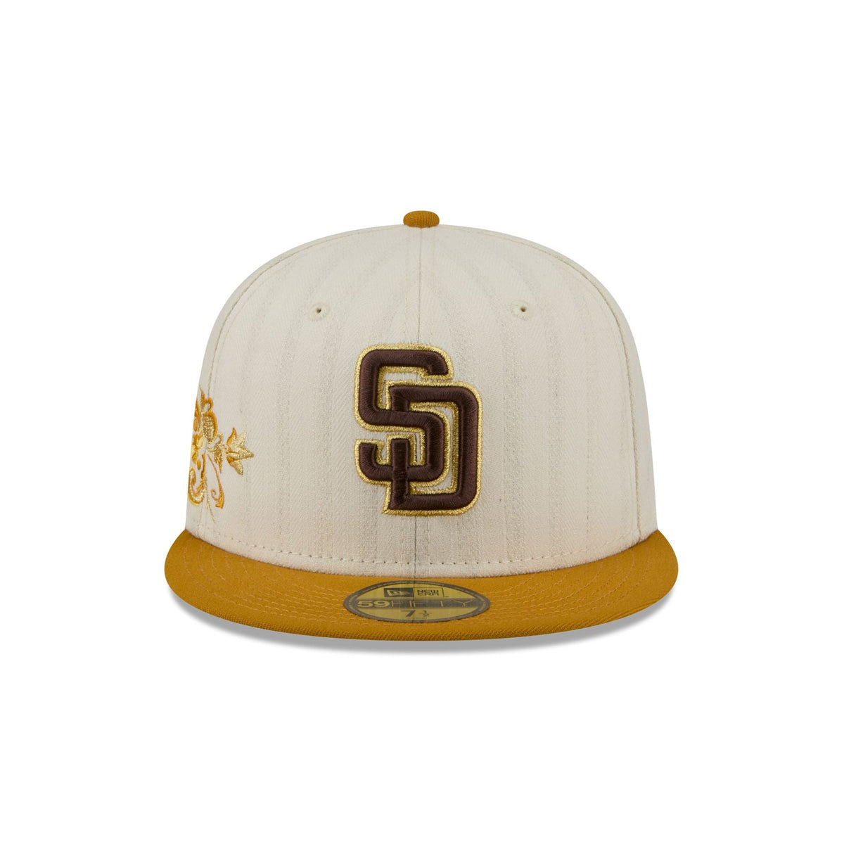 San Diego Padres Chrome Herringbone 59FIFTY Fitted Hat