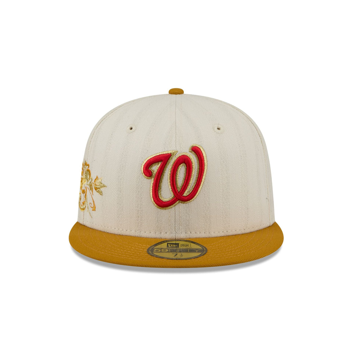 Washington Nationals Chrome Herringbone 59FIFTY Fitted Hat