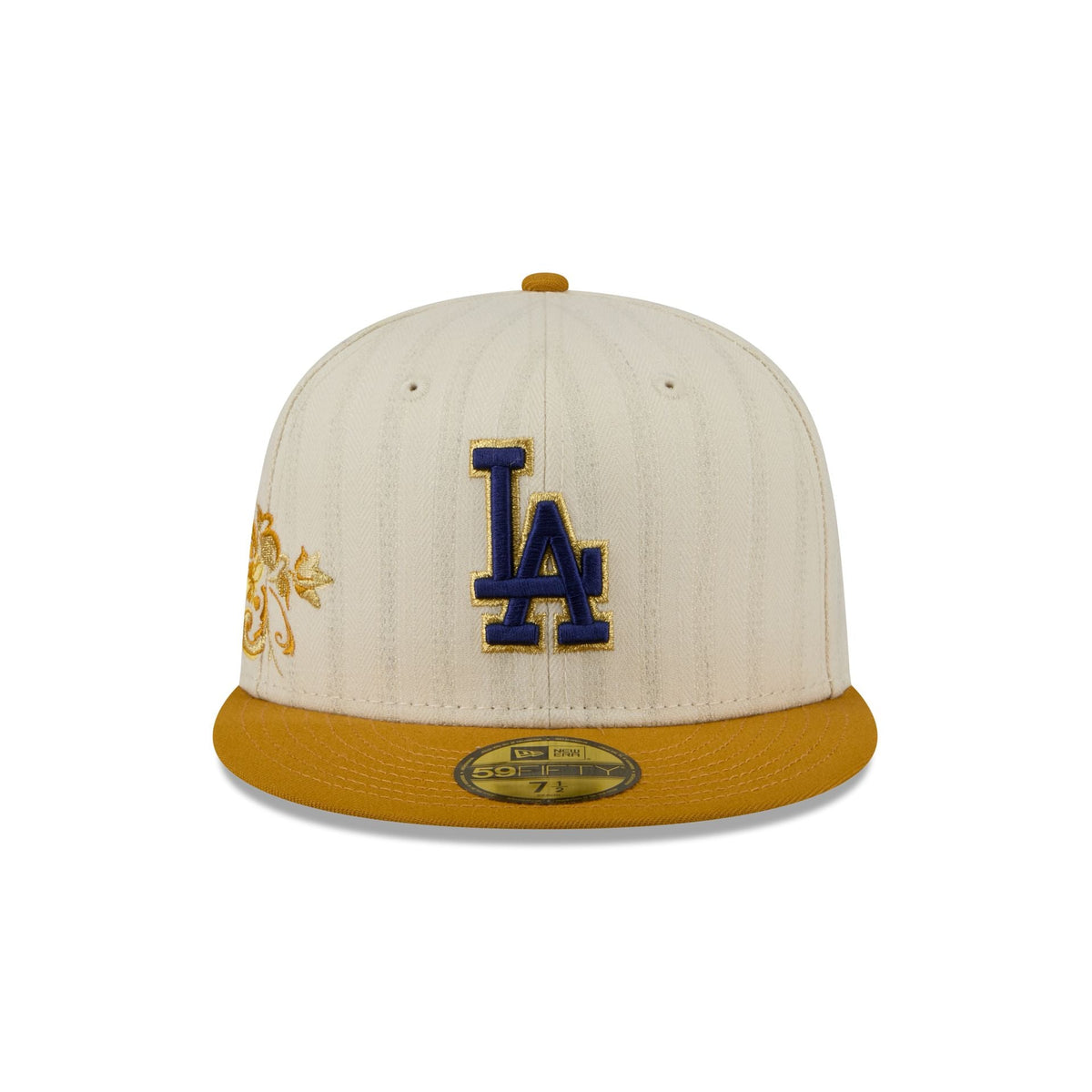 Los Angeles Dodgers Chrome Herringbone 59FIFTY Fitted Hat