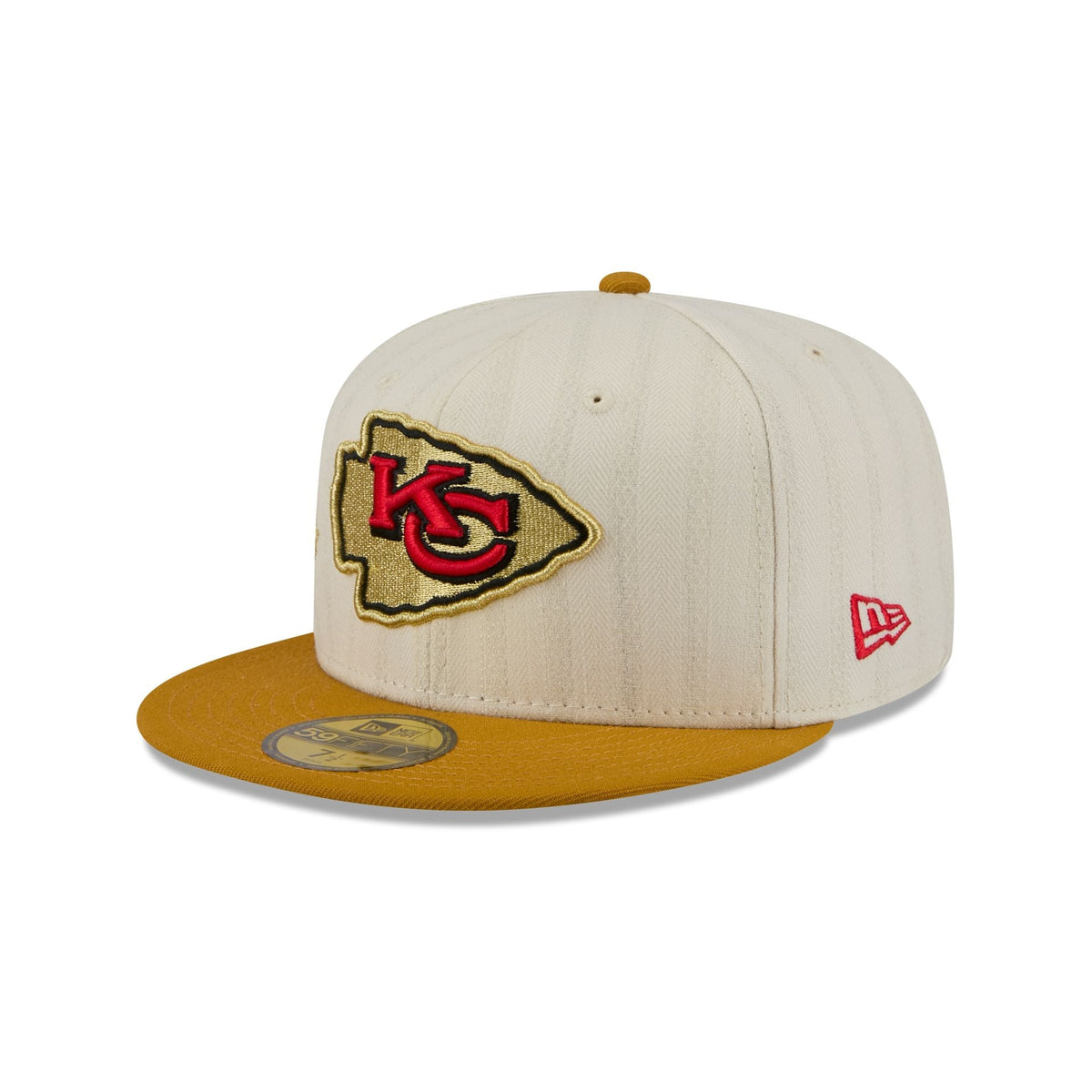 Kansas City Chiefs Chrome Herringbone 59FIFTY Fitted Hat