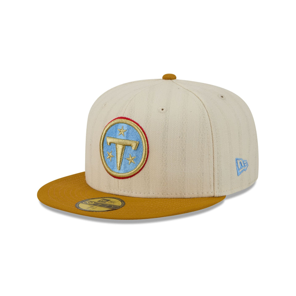 Tennessee Titans Chrome Herringbone 59FIFTY Fitted Hat