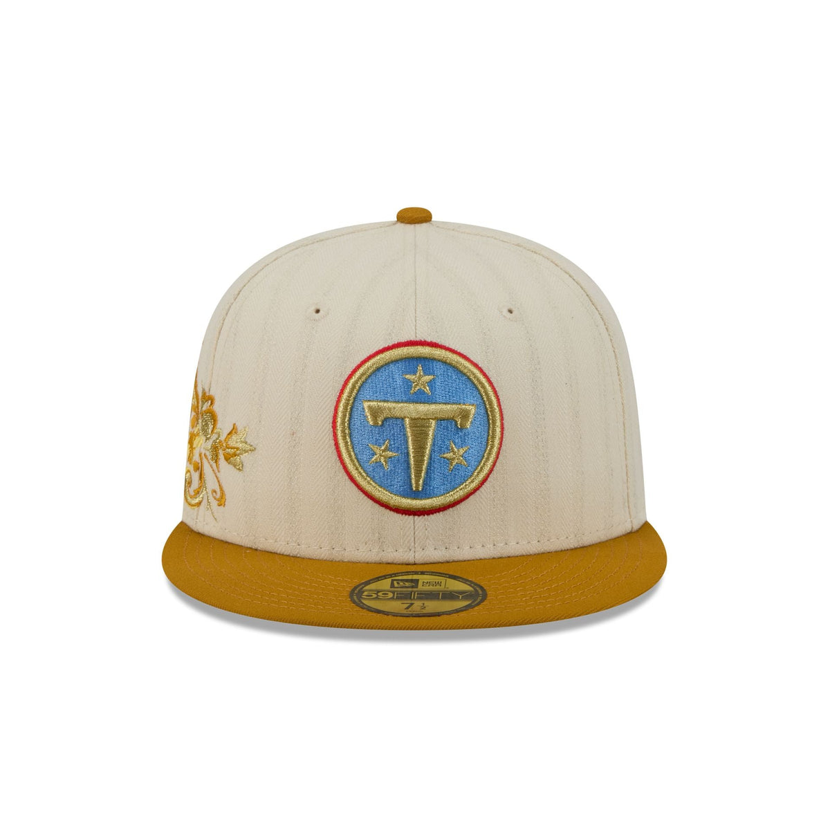 Tennessee Titans Chrome Herringbone 59FIFTY Fitted Hat