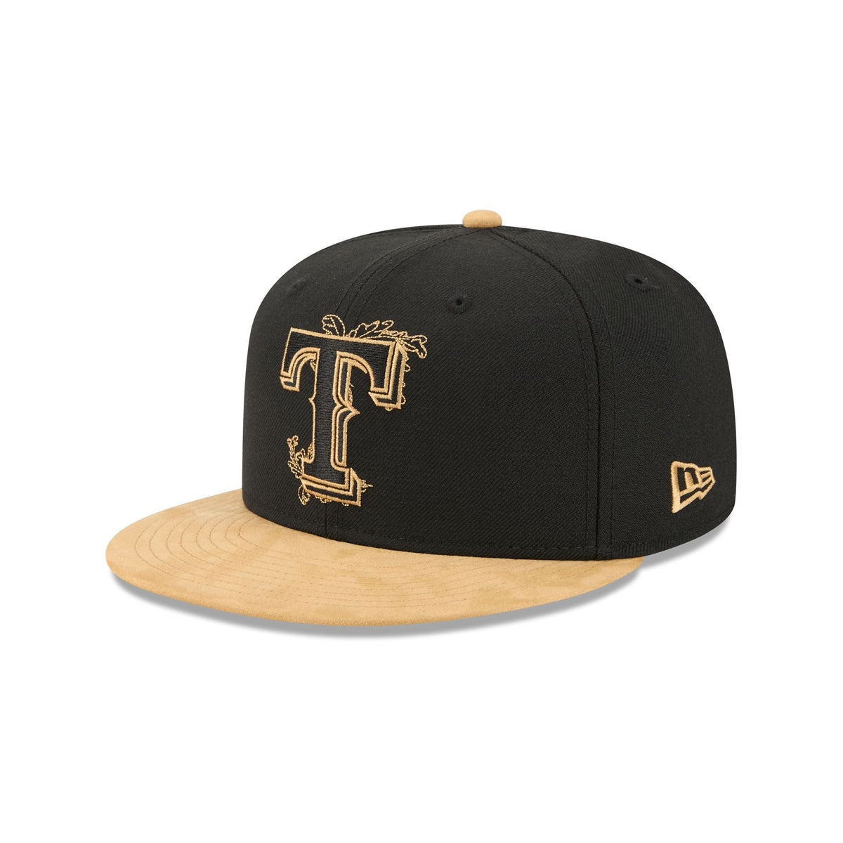 Texas Rangers Black Wool 59FIFTY Fitted Hat