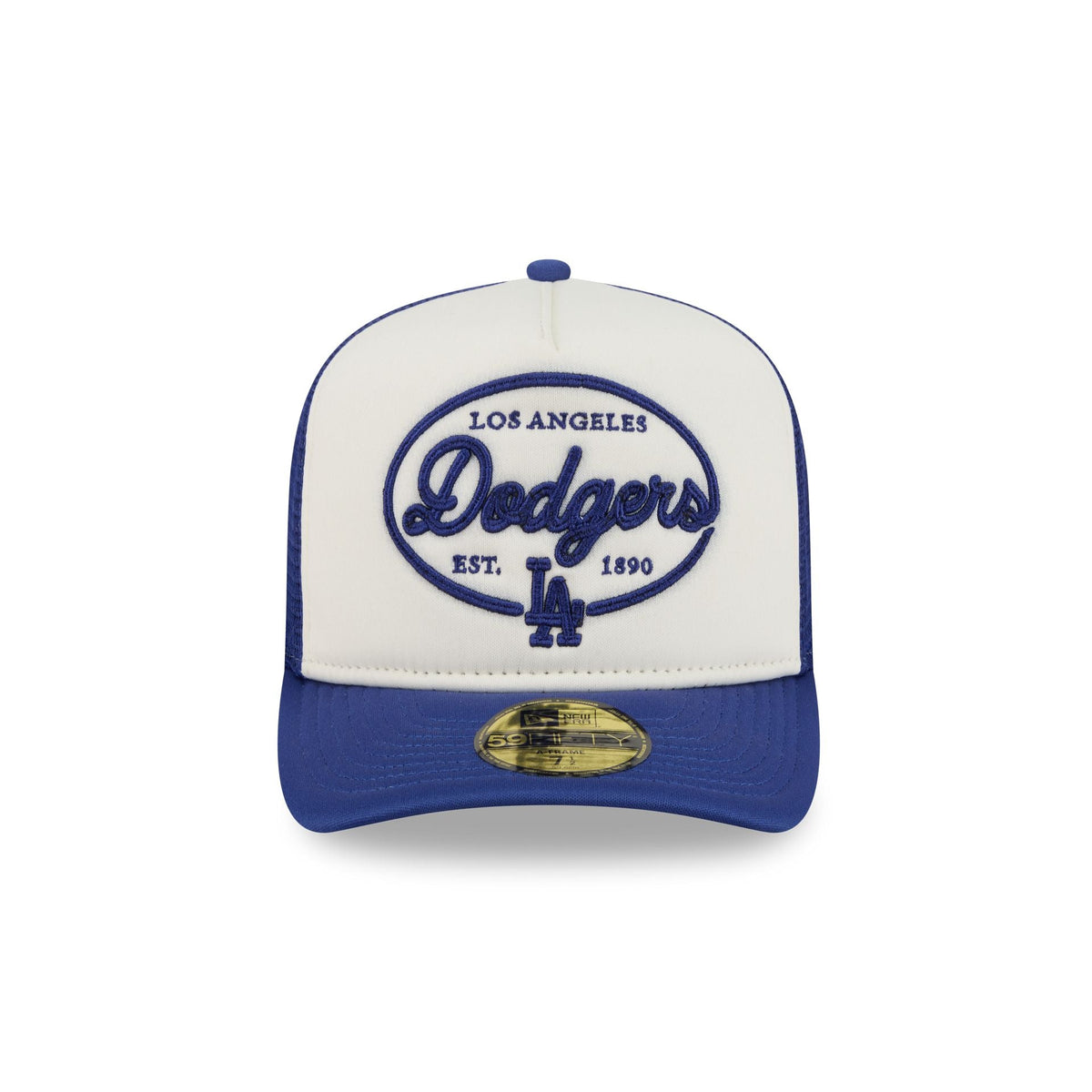 Los Angeles Dodgers Chrome 59FIFTY Fitted Trucker Hat