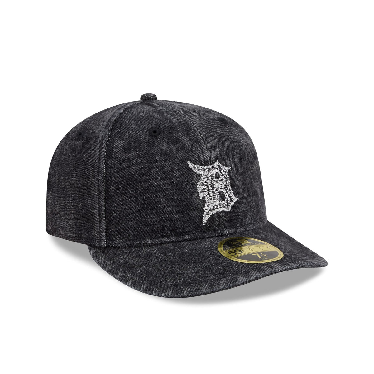 Detroit Tigers Black Denim Low Profile 59FIFTY Fitted Hat