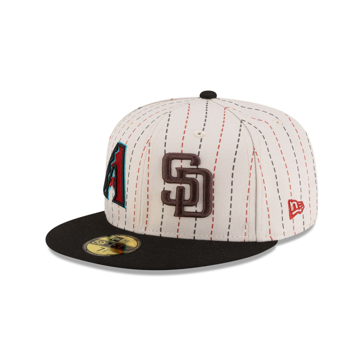 MLB 2026 MLB World Tour Mexico City Series Arizona Diamondbacks vs. San Diego Padres Pinstripe 59FIFTY Fitted Hat