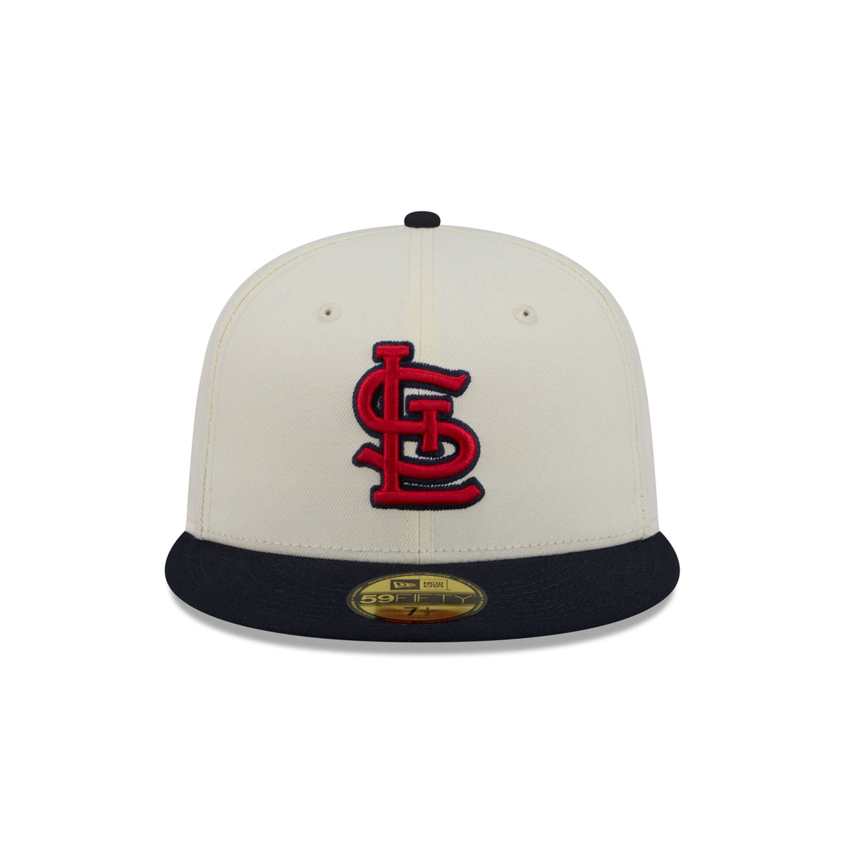 St. Louis Cardinals Chrome White Basic 59FIFTY Fitted Hat