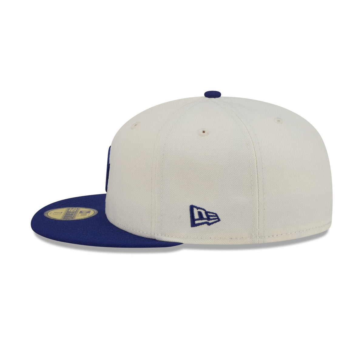 Los Angeles Dodgers Chrome White Basic 59FIFTY Fitted Hat